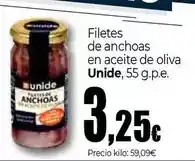 Unide Market Unide - filetes de anchoas en aceite de oliva oferta