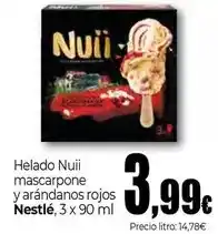 Unide Market Nuii - helado mascarpone y arandanos rojos oferta