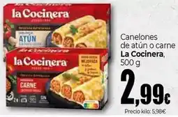 Unide Market La cocinera - canelones de atún o carne oferta