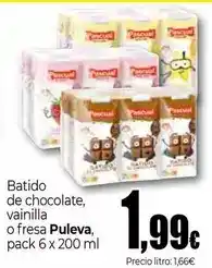 Unide Market Puleva - batido de chocolate, vainilla o fresa oferta