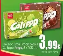 Unide Market Frigo - helado lima limón o cola calippo oferta