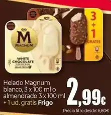 Unide Market Frigo - helado magnum blanco o almendrado oferta