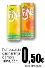 Unide Market Trina - refresco sin gas naranja o limon oferta