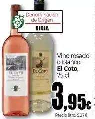 Unide Market El coto - vino rosado o blanco oferta