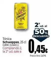 Unide Market Schweppes - tonica oferta