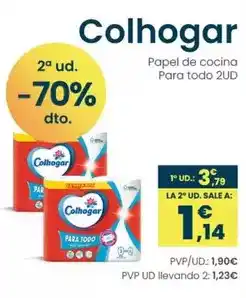 Clarel Colhogar - papel de cocina oferta