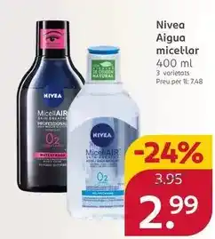 Rossmann Nivea - aigua micellar oferta