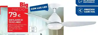 BigMat Ventilador de techo oferta