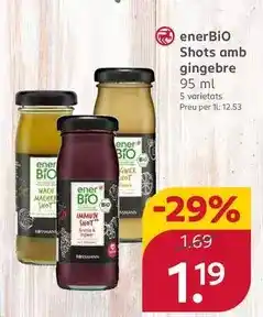 Rossmann Enerbio - shots amb gingebre oferta