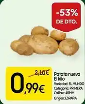 Dialprix Origen - patata nueva oferta