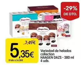 Dialprix Häagen-dazs - variedad de helados collection oferta
