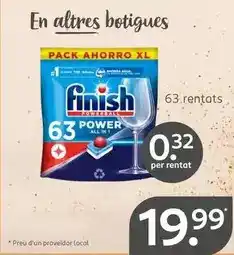 Rossmann Finish - en altres botigues oferta