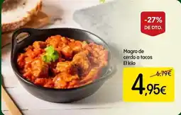 Dialprix Magro de cerdo a tacos oferta