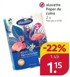 Rossmann Alouette - paper de cuina oferta