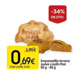 Dialprix Thai - empanadilla ternera suave o pollo oferta