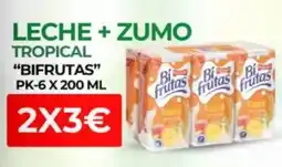 Quality Supermercados Bifrutas - leche + zumo oferta