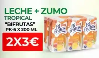 Quality Supermercados Bifrutas - leche + zumo oferta