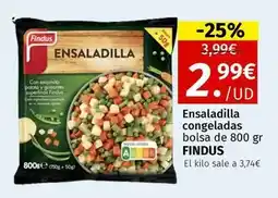 Maskom Supermercados Findus - ensaladilla congeladas bolsa de oferta