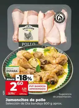 Dia Seleccion de dia - jamoncitos de pollo oferta
