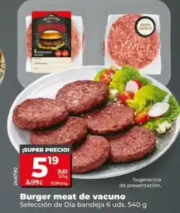 Dia Seleccion de dia - burger meat de vacuno oferta