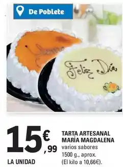 E.Leclerc Dia - tarta artesanal maria magdalena oferta