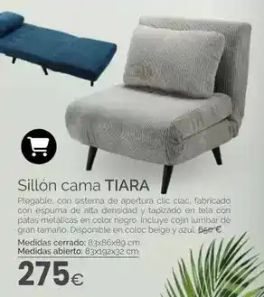 MyMobel Sistema - sillon cama tiara oferta