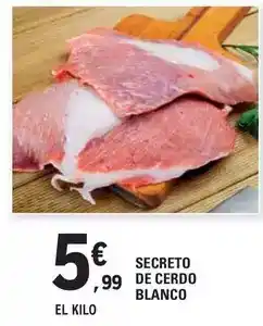 E.Leclerc Blanco - secreto de cerdo oferta
