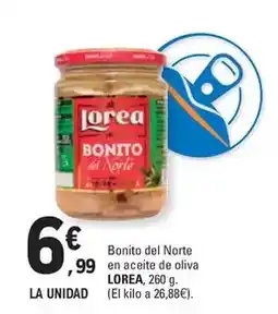 E.Leclerc Loira - bonito del norte en aceite de oliva oferta