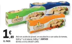 E.Leclerc Cortizo - atun en aceite de girasol oferta