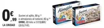 E.Leclerc Orbe - surimi al ajillo oferta