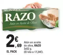E.Leclerc Razo - atún en aceite de oliva oferta