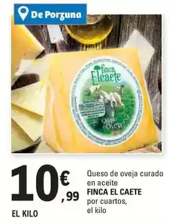 E.Leclerc Queso de oveja curado en aceite oferta
