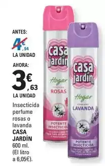 E.Leclerc Casa jardín - insecticida perfume rosas o lavanda oferta