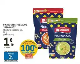 E.Leclerc Recondo - picatostes tostados oferta