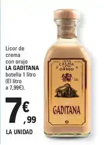 E.Leclerc La gitana - licor de crema con orujo oferta