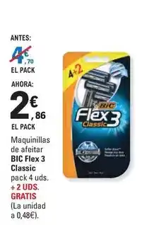 E.Leclerc Bic - maquinillas de afeitar classic oferta