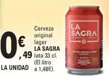 E.Leclerc Sagra - cerveza original lager oferta