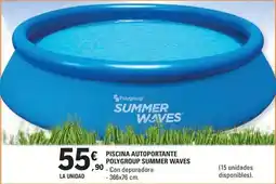 E.Leclerc Piscina autoportante polygroup summer waves oferta