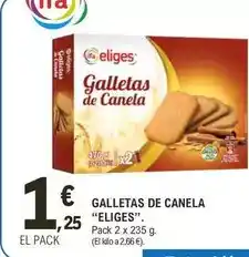 E.Leclerc Eliges - galletas de canela oferta