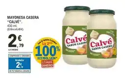 E.Leclerc Calvé - mayonesa casera oferta