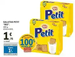 E.Leclerc Rio - galletas petit oferta