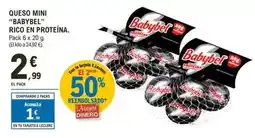 E.Leclerc Babybel - queso mini oferta