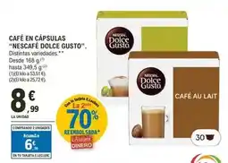 E.Leclerc Nescafé - cafe en capsulas dolce gusto oferta