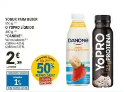 E.Leclerc Danone - yogur para beber o yopro liquido oferta