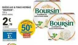 E.Leclerc Queso ajo & finas hierbas oferta