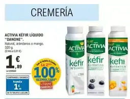 E.Leclerc Danone - activia kefir líquido oferta