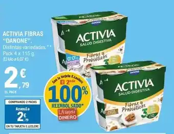 E.Leclerc Danone - activia fibras oferta