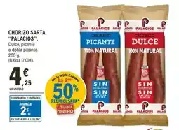 E.Leclerc Palacios - chorizo sarta oferta