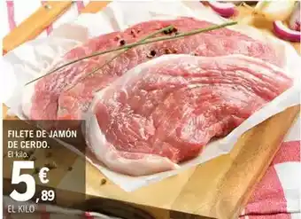 E.Leclerc Filete de jamon de cerdo oferta