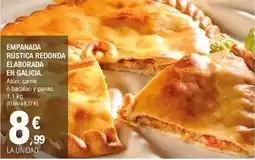 E.Leclerc Galicia - empanada rustica redonda elaborada en oferta